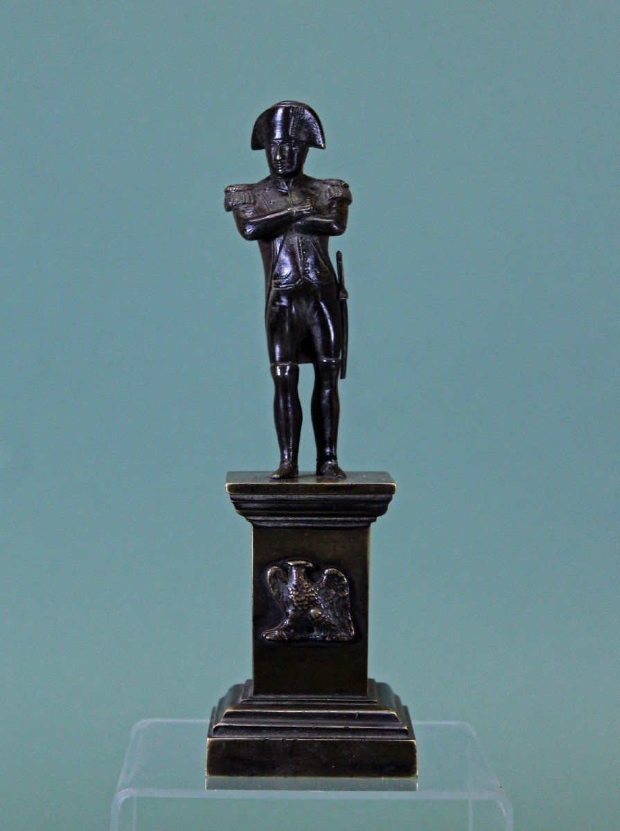 l'Empereur Napoléon Ier Statuette En Bronze XIXè Siècle