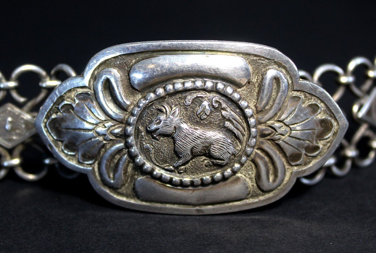 Antique Silver Belt South Asian ? Peranakan? Straits Chinese?-photo-2