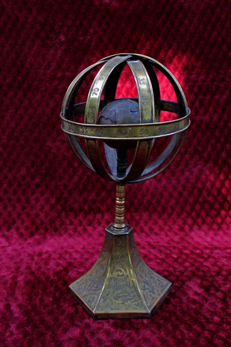 Islamic Armillary Sphere, Ancient Astronomical Instrument-photo-2