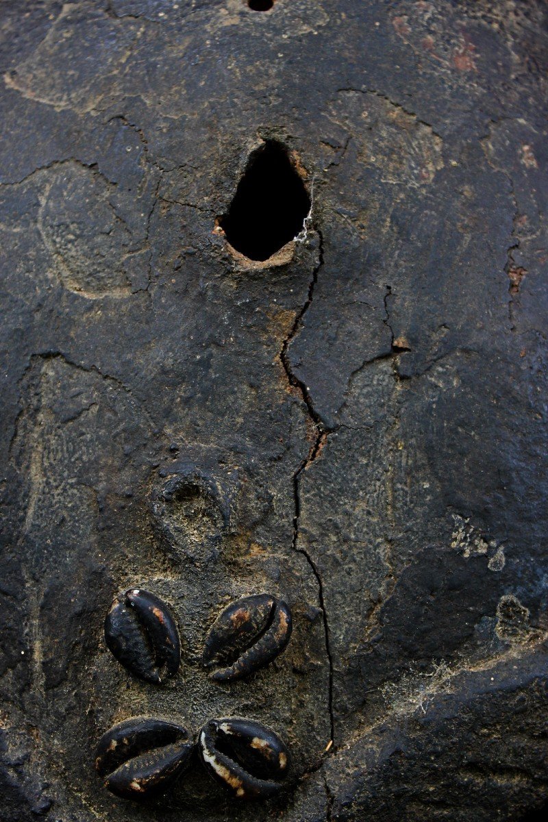 Massive Antique Mask From West Africa Congo African Tribal-photo-5