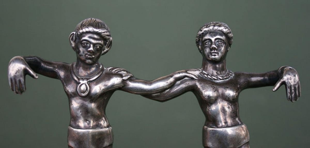 Antique Silver Cista Handle Etruscan Grand Tour Ancient Rome Greek-photo-2