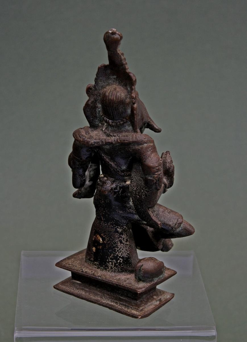 Antique Bronze Indien Ganesh Dieu Hindou éléphant Ganesha-photo-4