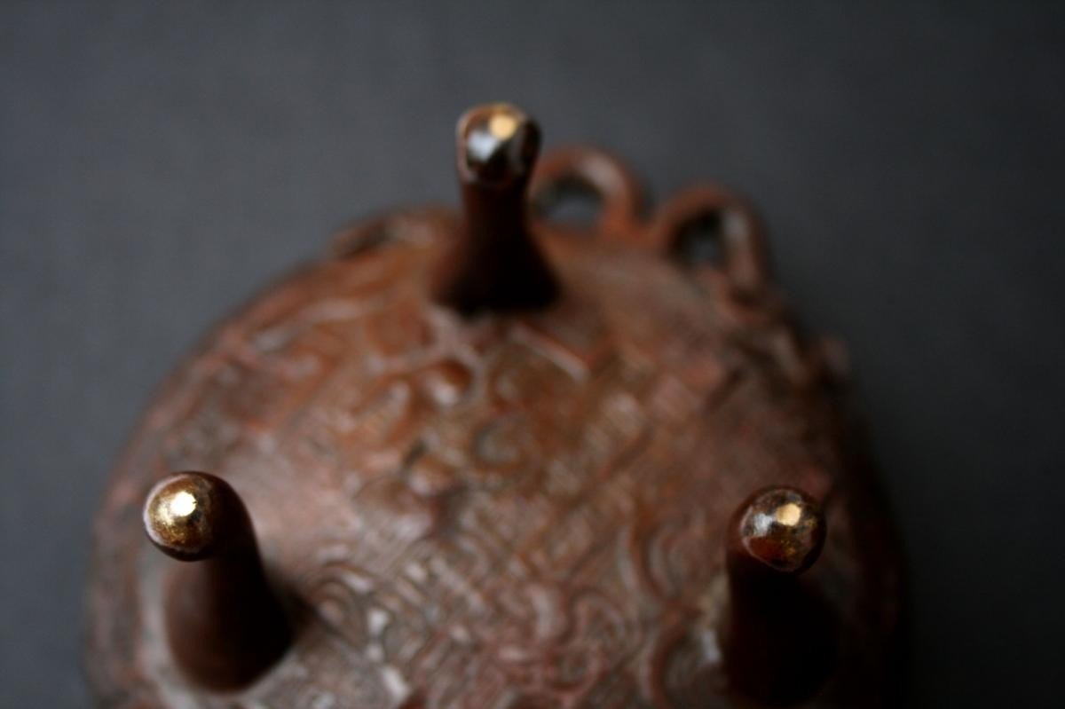 Antique Chinese Bronze Incense Burner China -photo-7