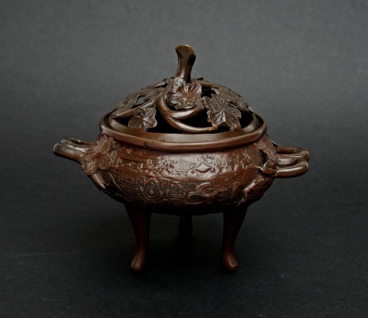 Antique Chinese Bronze Incense Burner China 