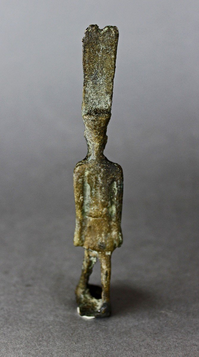 Ancient Egyptian Bronze Figure Of Amun-photo-4