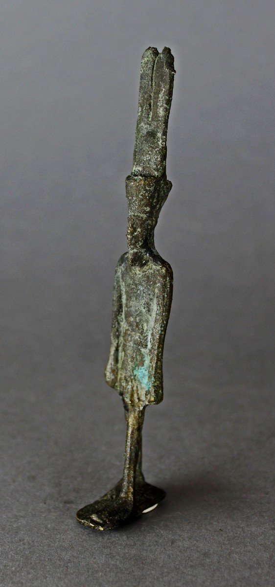 Ancient Egyptian Bronze Figure Of Amun