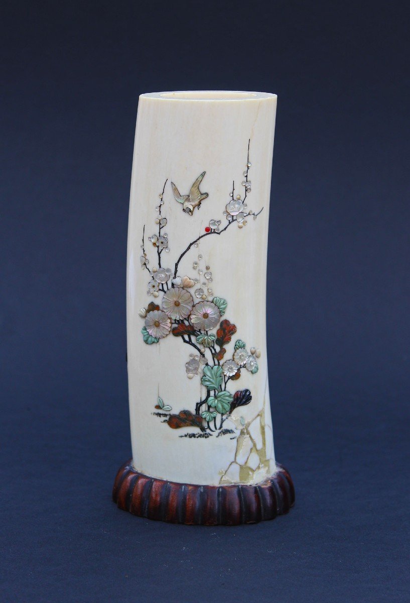 Vase Japonais Shibiyama Exquis - XIXe Siècle - Signé