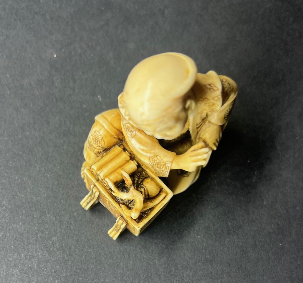 Antique Japanese Netsuke From The Meiji Period 1868-1912-photo-3