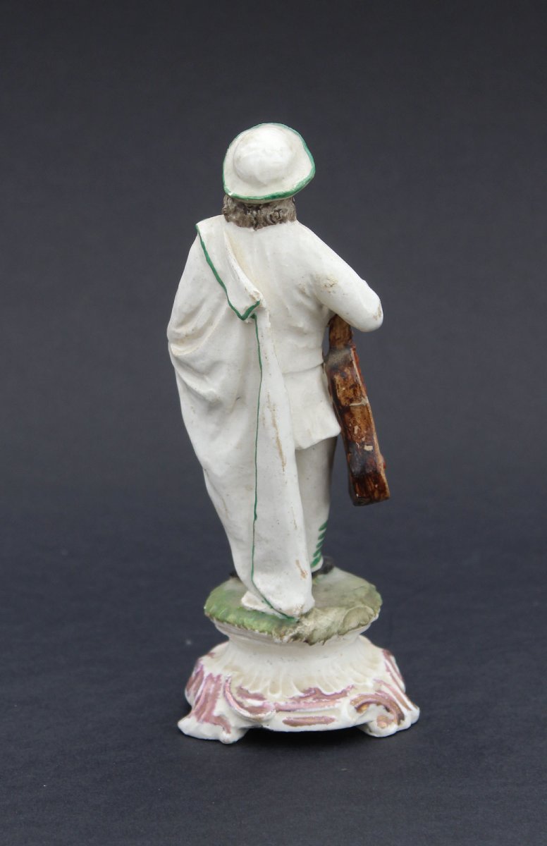 Figurine De La Commedia Dell'arte En Faïence Italienne-photo-4