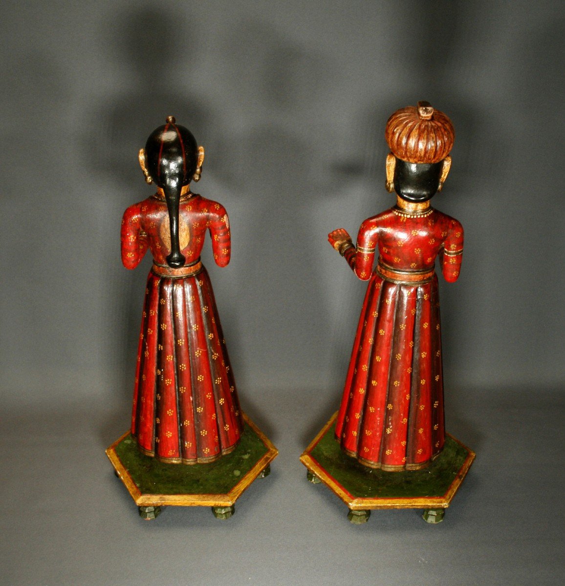 Figurines Vintage - Lot de 3 figurines de la BD Yakari indien 