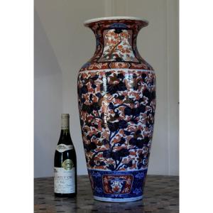 Large Antique Japanese Imari Porcelain Vase 62cm Interior Design