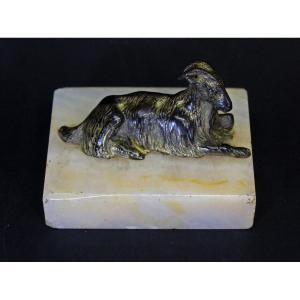  Bouc Animalier Sujet En Bronze