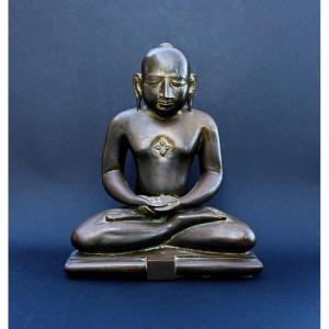 Antique Jain Tirthankara Bronze Indian Jainism 