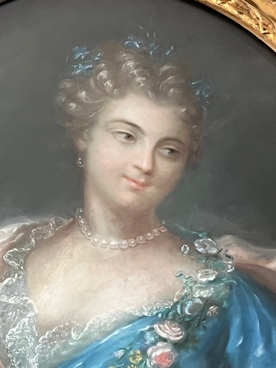 Pastel, 18th Century French School-photo-3