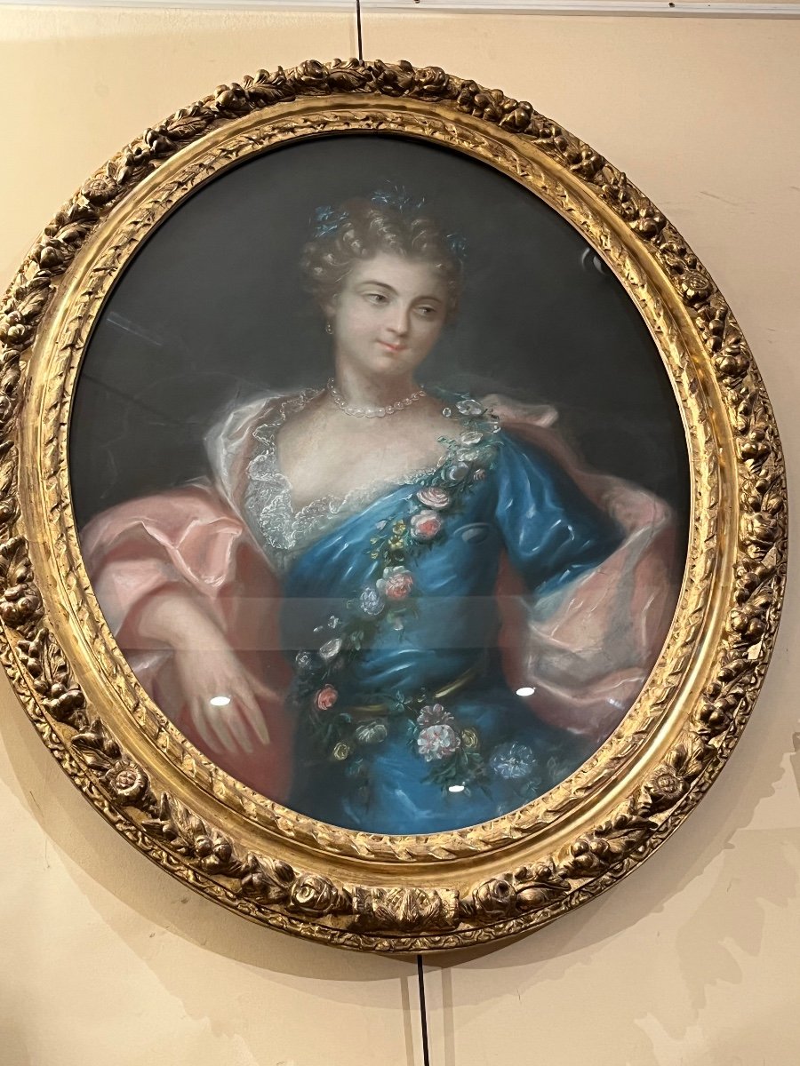 Pastel, 18th Century French School-photo-1