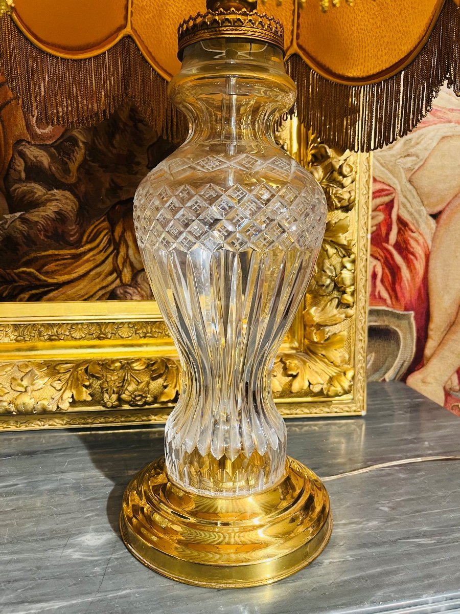 Paire De Lampes En Cristal-photo-2