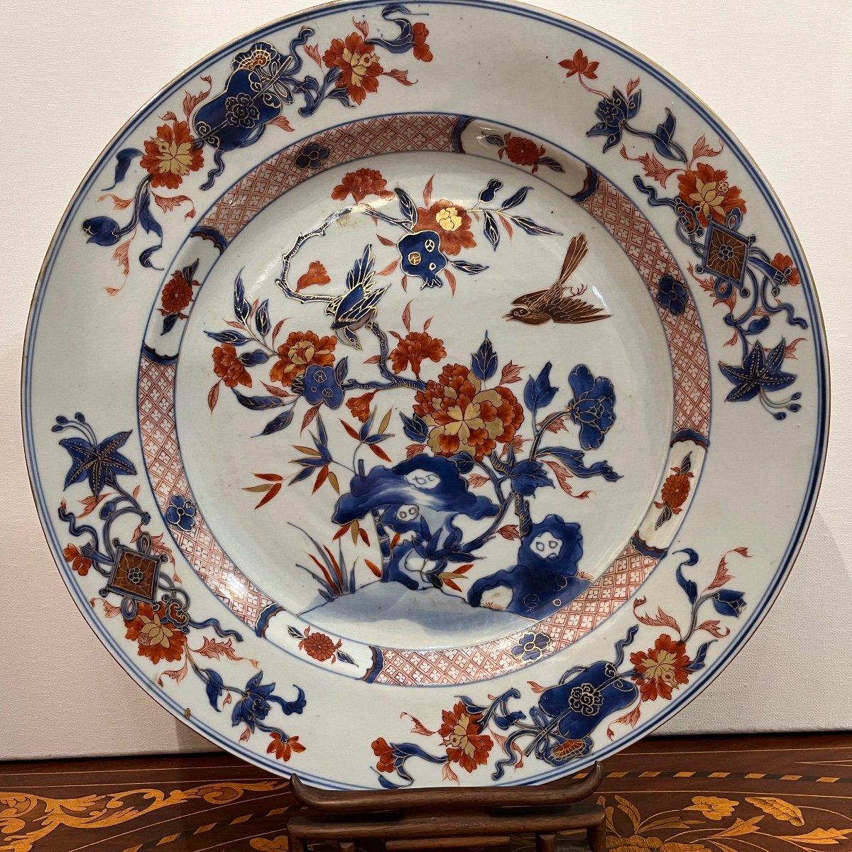 China, Large Imari Dish, XVIII Th.