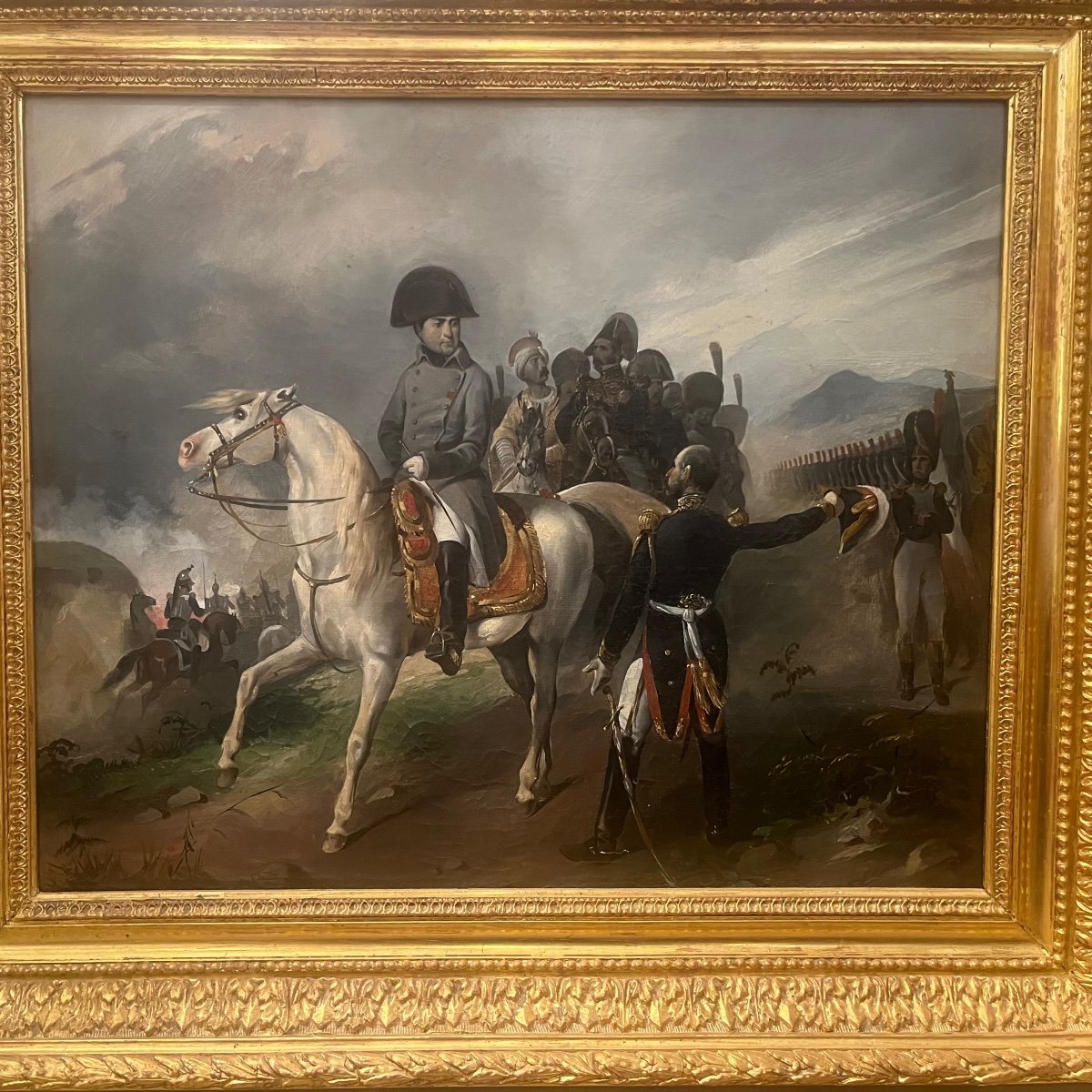 Napoléon Bonaparte Scène équestre, XIX ème Siècle 