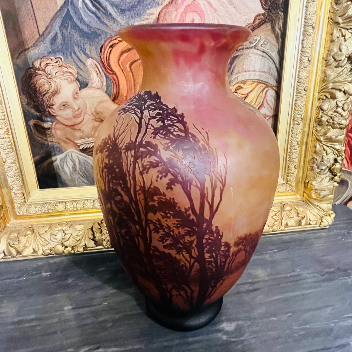 Vase Daum Nancy-photo-2