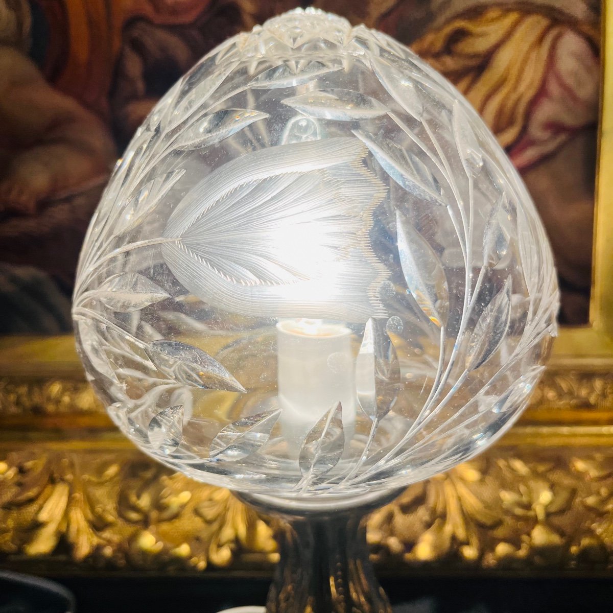 Lampe Champignon En  Cristal taillé -photo-4