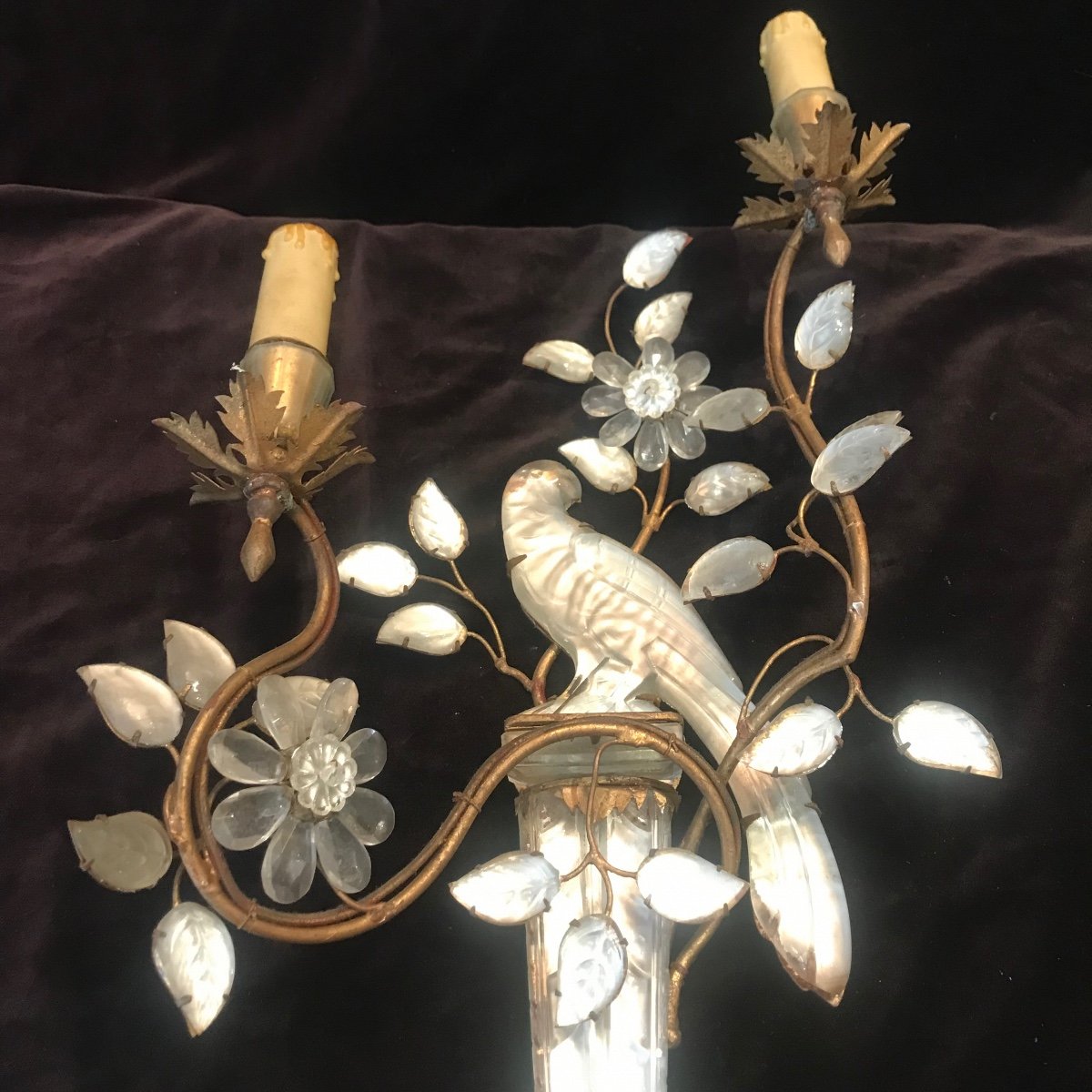 Baguès Sconces With Parakeets-photo-2