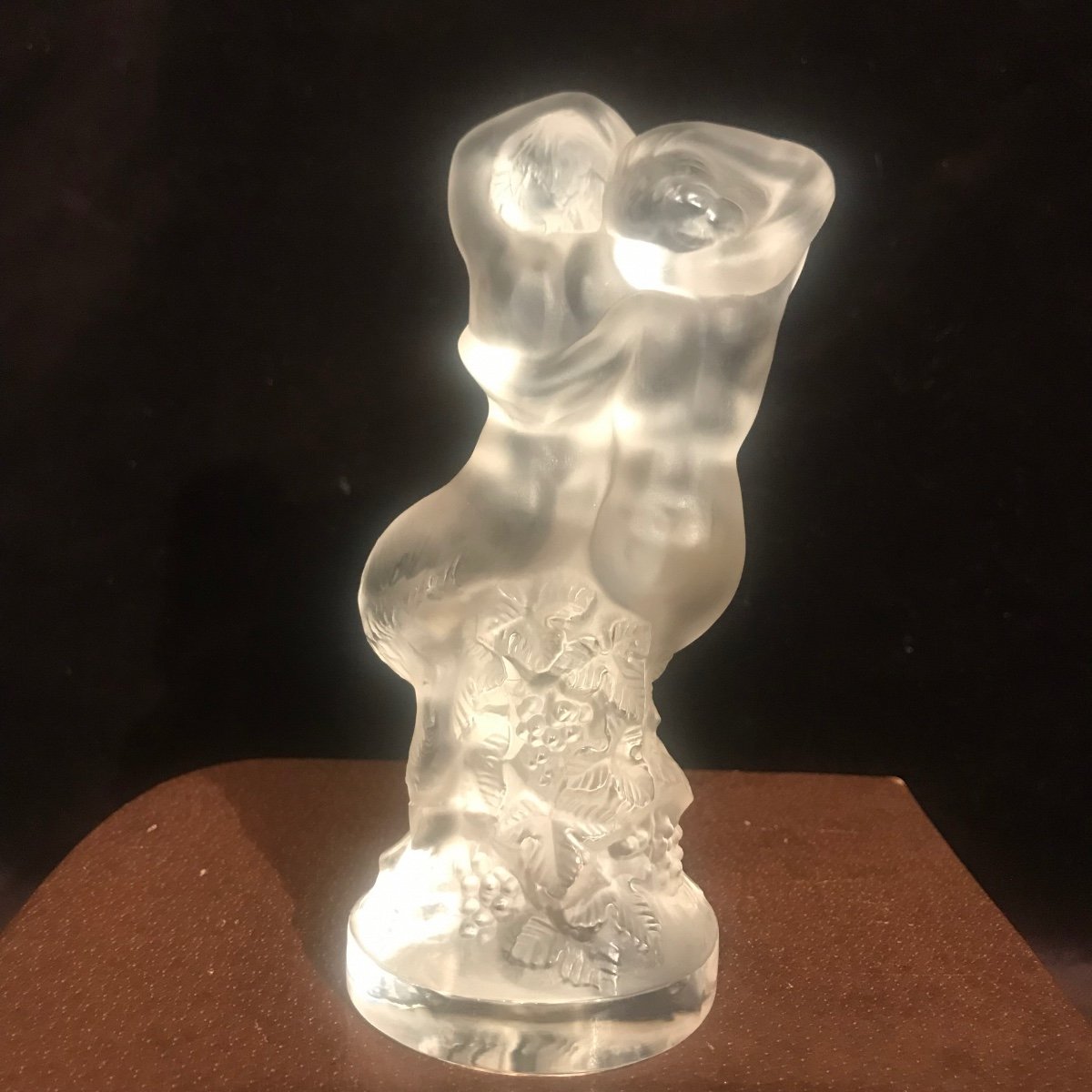 Lalique France, Nymphe Et Faune-photo-4