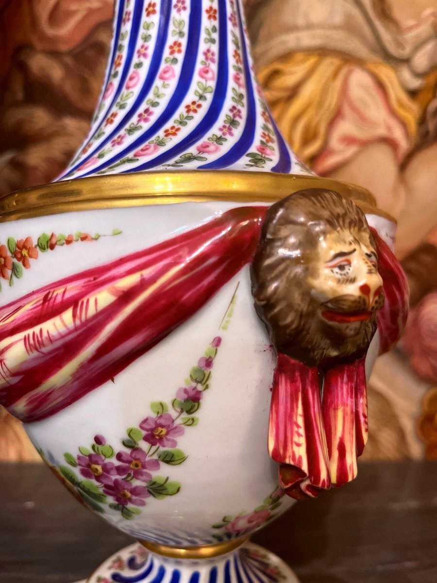 Sèvres, Château Des Tuileries, Pair Of Vases.-photo-7