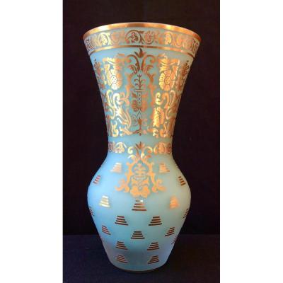 Vase verre multi-couches Turque Maison Pasabahce Turquoise