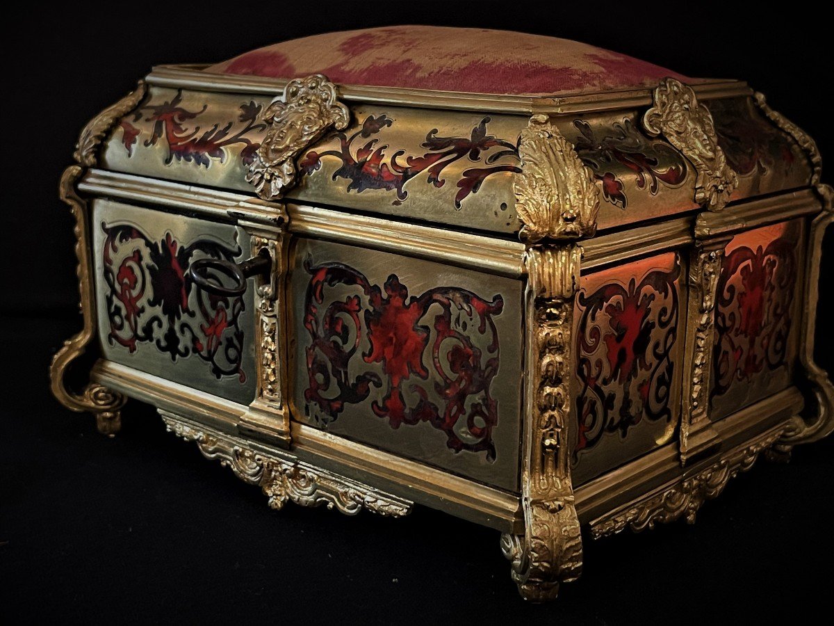 Jewelry Box In Boulle Marquetry