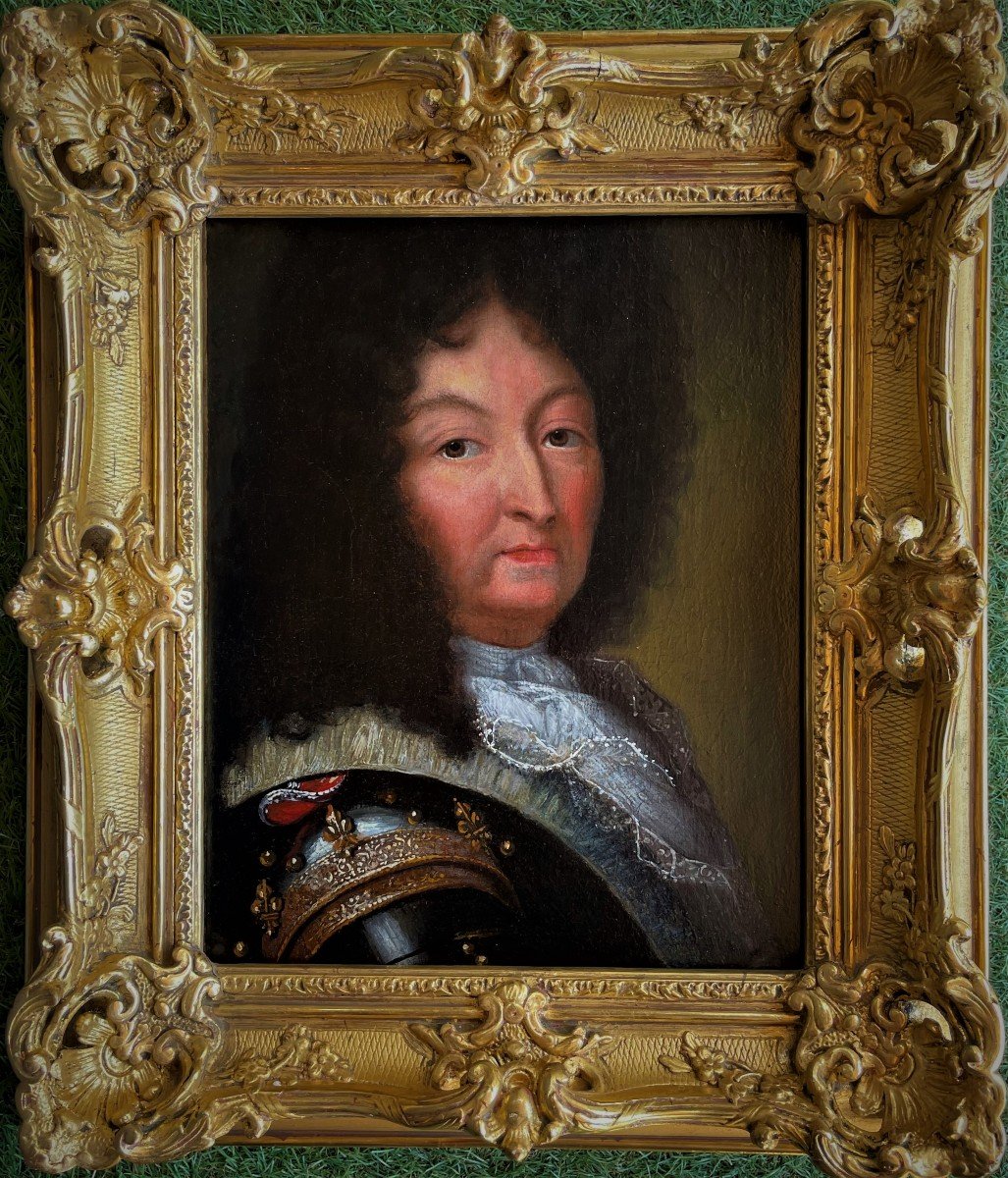 Portrait De Louis XIV En Armure-photo-2