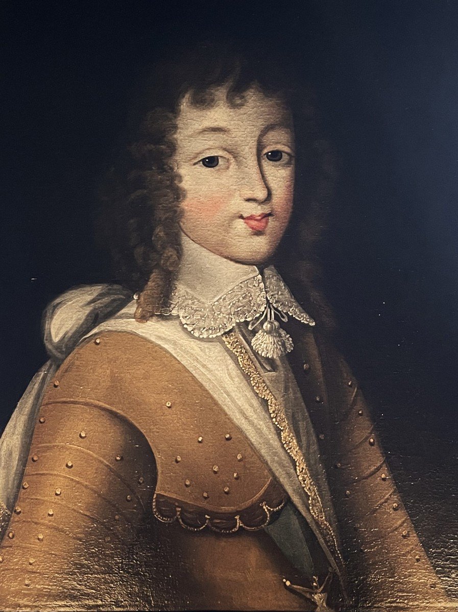 Portrait Du Jeune Roi Louis XIII-photo-2