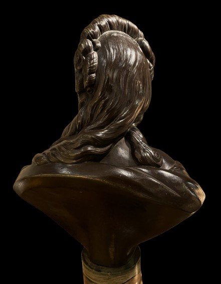 Buste Bronze Madame Du Barry-photo-3