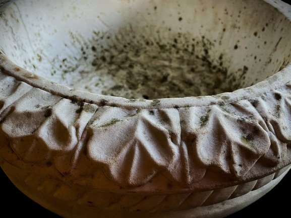 Pair Of Carrara Marble Basins-photo-2