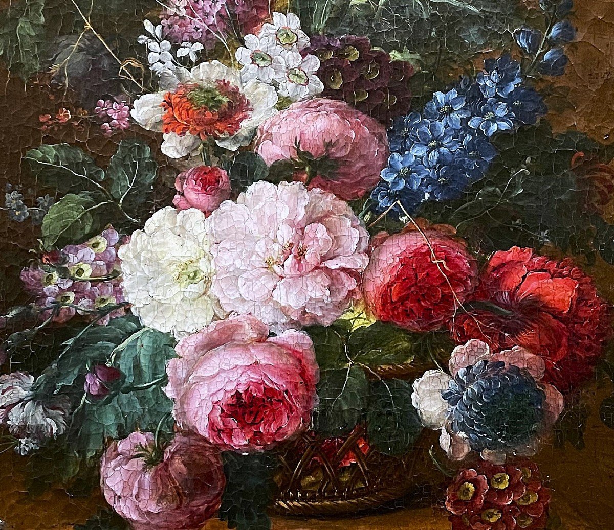 Nature Morte De Fleurs XIXème