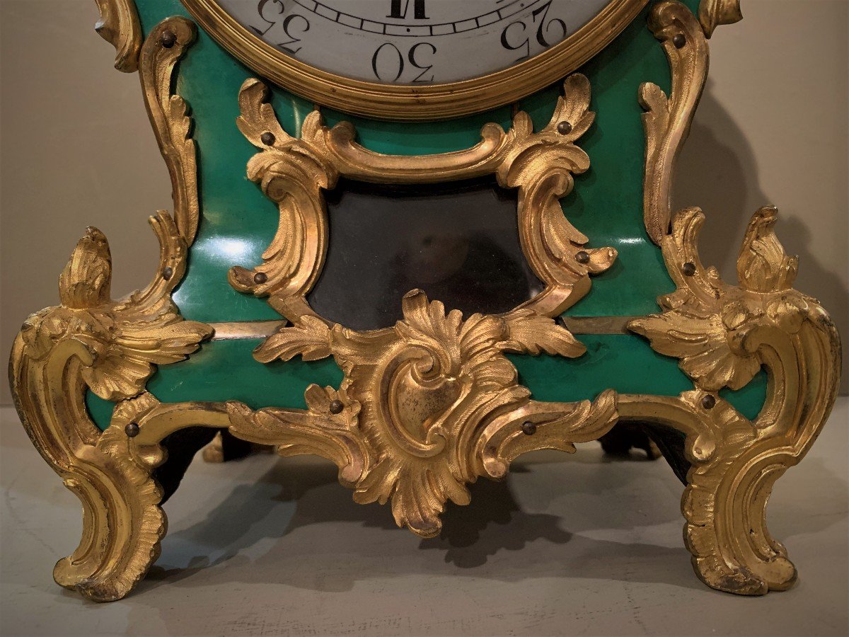 Small Cartel Green Horn Louis XV-photo-3