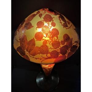 Lampe Champignon Art Nouveau signée d'Argental