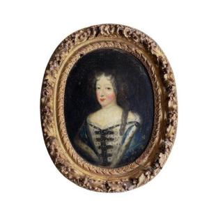 Portrait Ovale Marie-thérèse d'Autriche