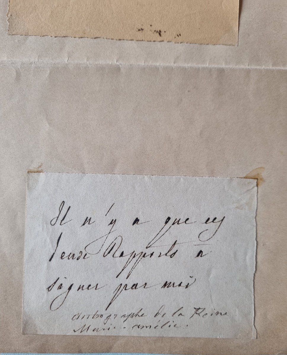 Louis-philippe Marie-amelie King Of The French / Orleans/ Royalist Souvenir Autograph Letter-photo-3