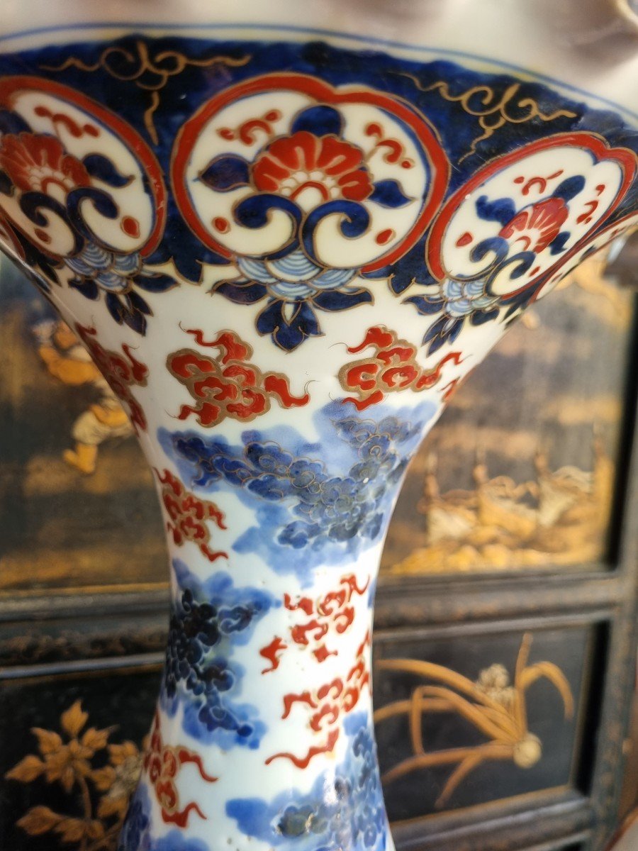 Pair Of Large Japan Imari Vases Late XIXth-photo-4