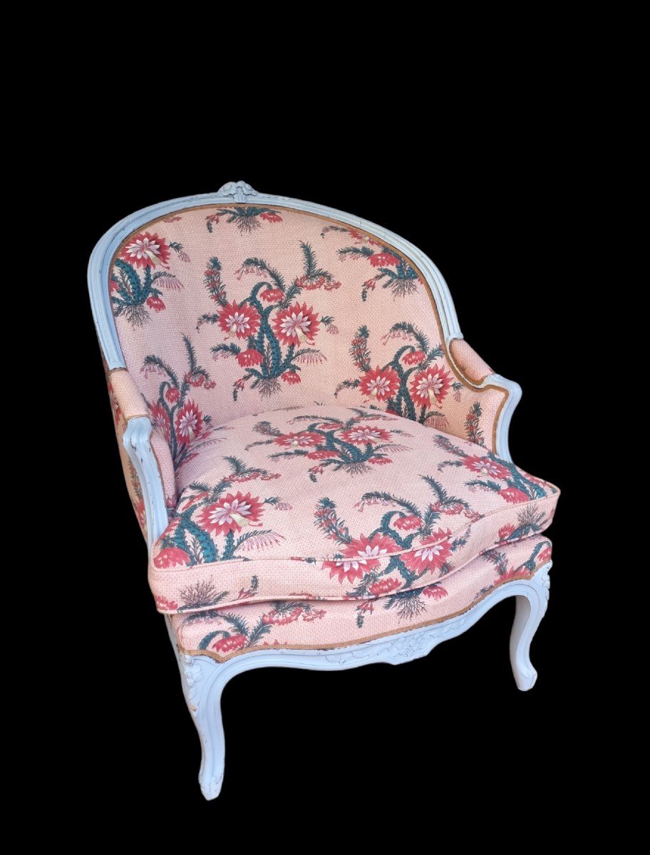 LARGE BERGERE DE,STYLE LOUIS XV EPOQUE NAPOLEON III