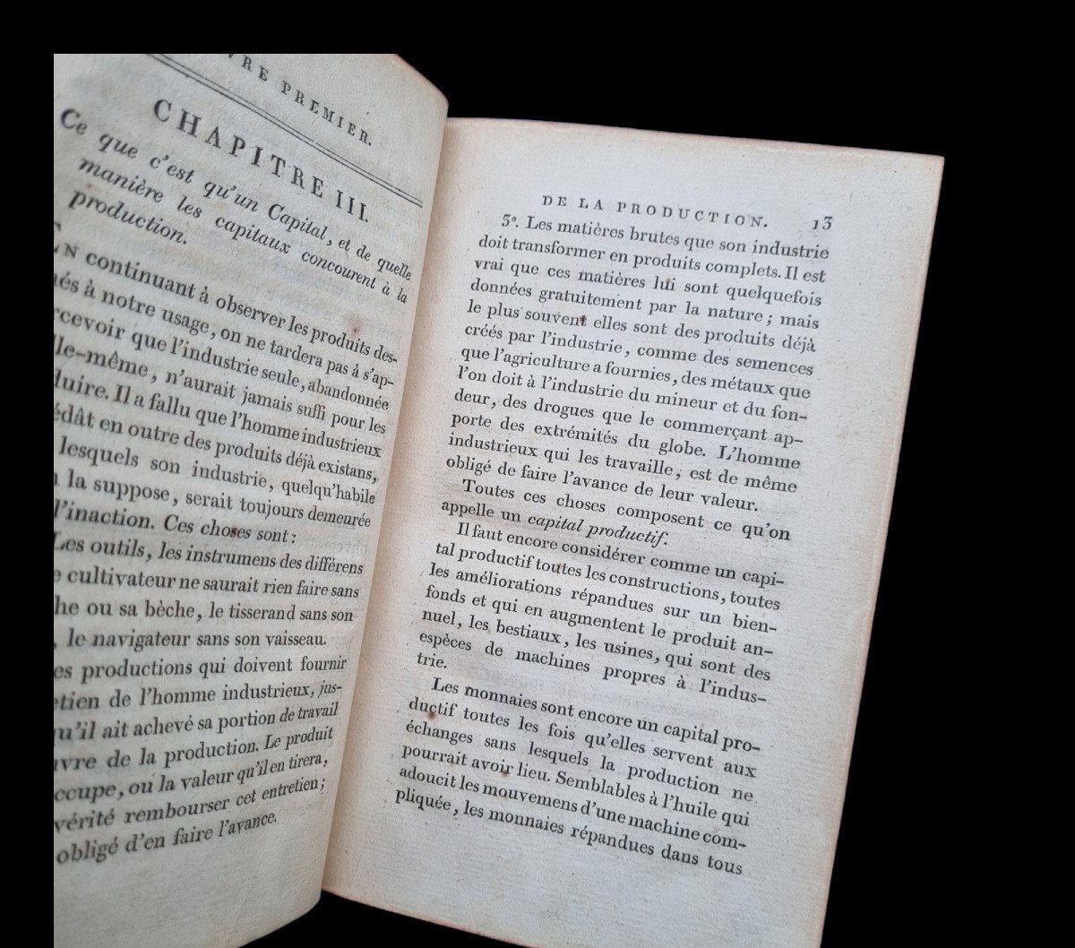 JEAN BAPTISTE SAY TRAITÉ D'ÉCONOMIE POLITIQUE 1803 ÉDITION ORIGINALE RARE-photo-2