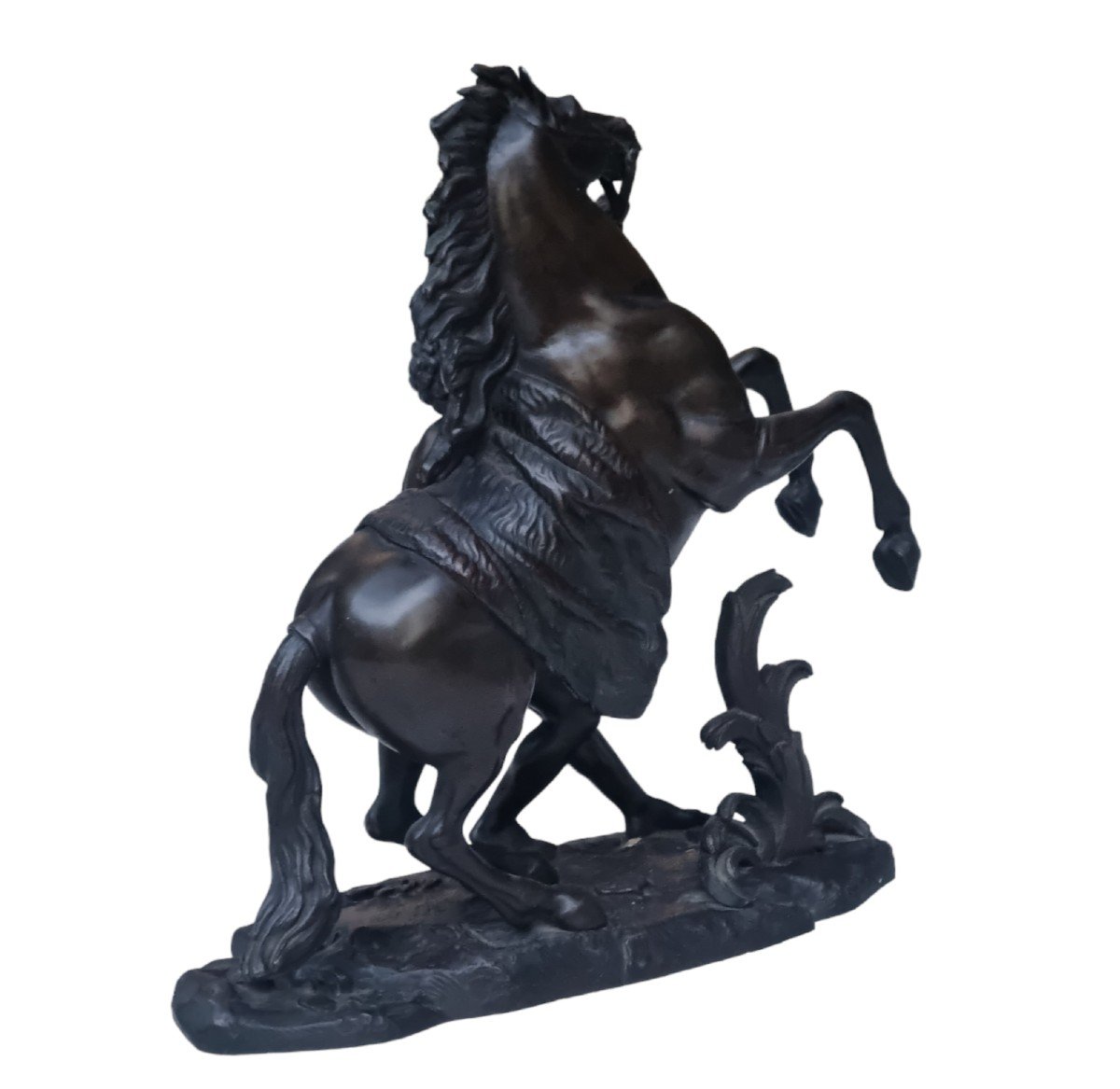 Cheval De Marly Bronze XIXe Chevaux Animalier Coustou-photo-2