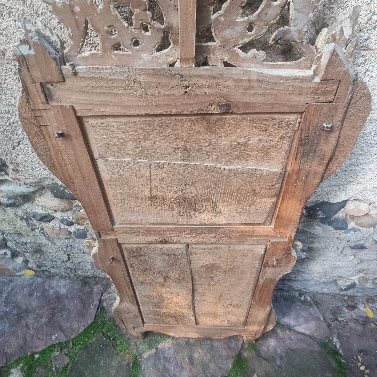 Large Louis XV Period Mirror In Gilt Wood -photo-5