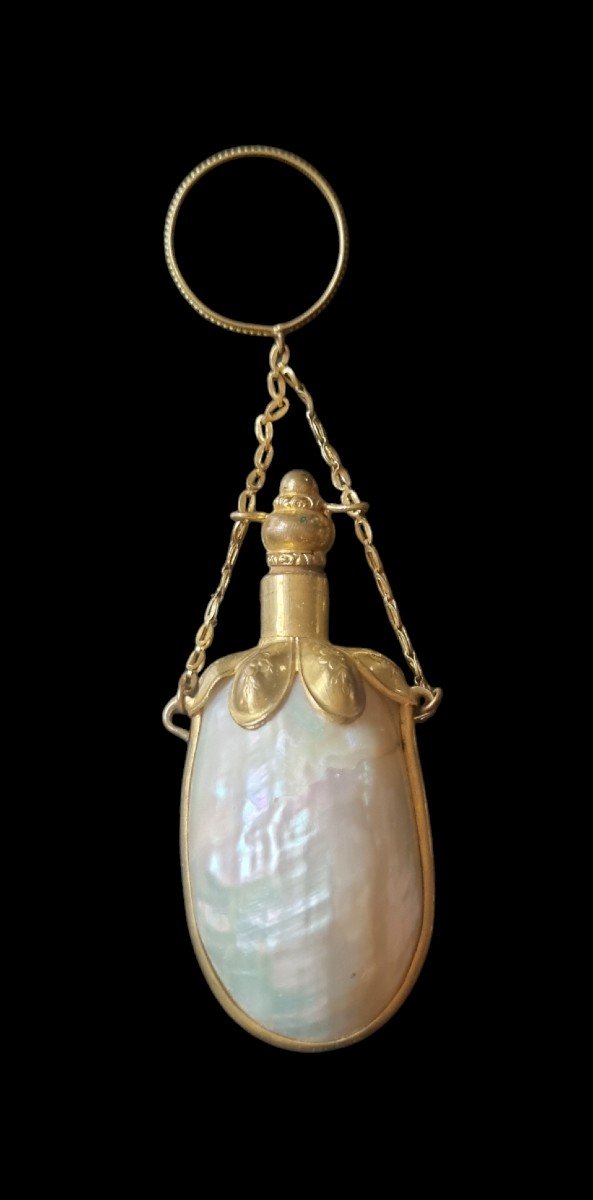 Charles X Period Salt Bottle Shell 