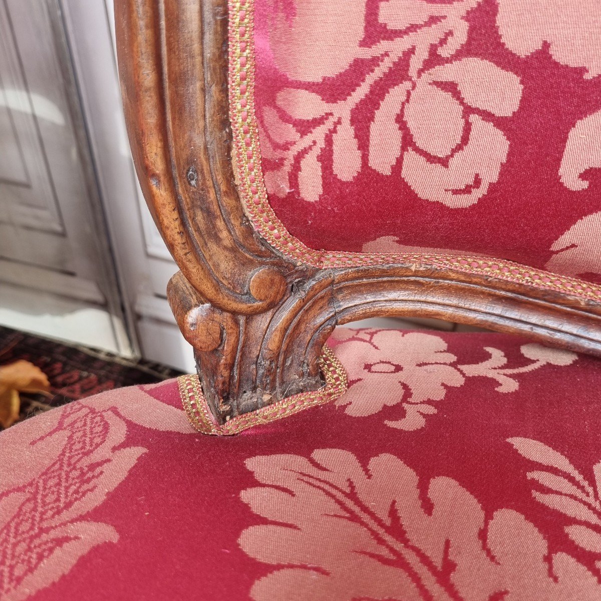 Pair Of Louis XV Period Cabriolets Armchairs -photo-2