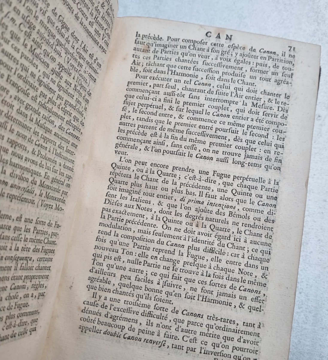 JEAN JACQUES ROUSSEAU  DICTIONNAIRE DE MUSIQUE IN 8  1768 ÉDITION ORIGINALE  XVIIIe -photo-3