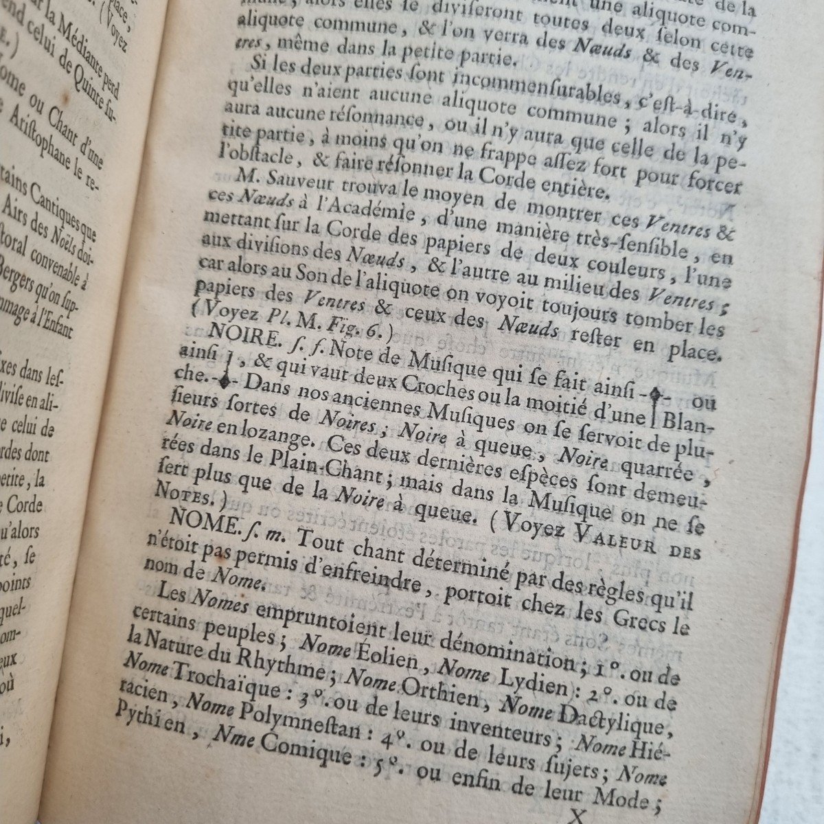 JEAN JACQUES ROUSSEAU  DICTIONNAIRE DE MUSIQUE IN 8  1768 ÉDITION ORIGINALE  XVIIIe -photo-4