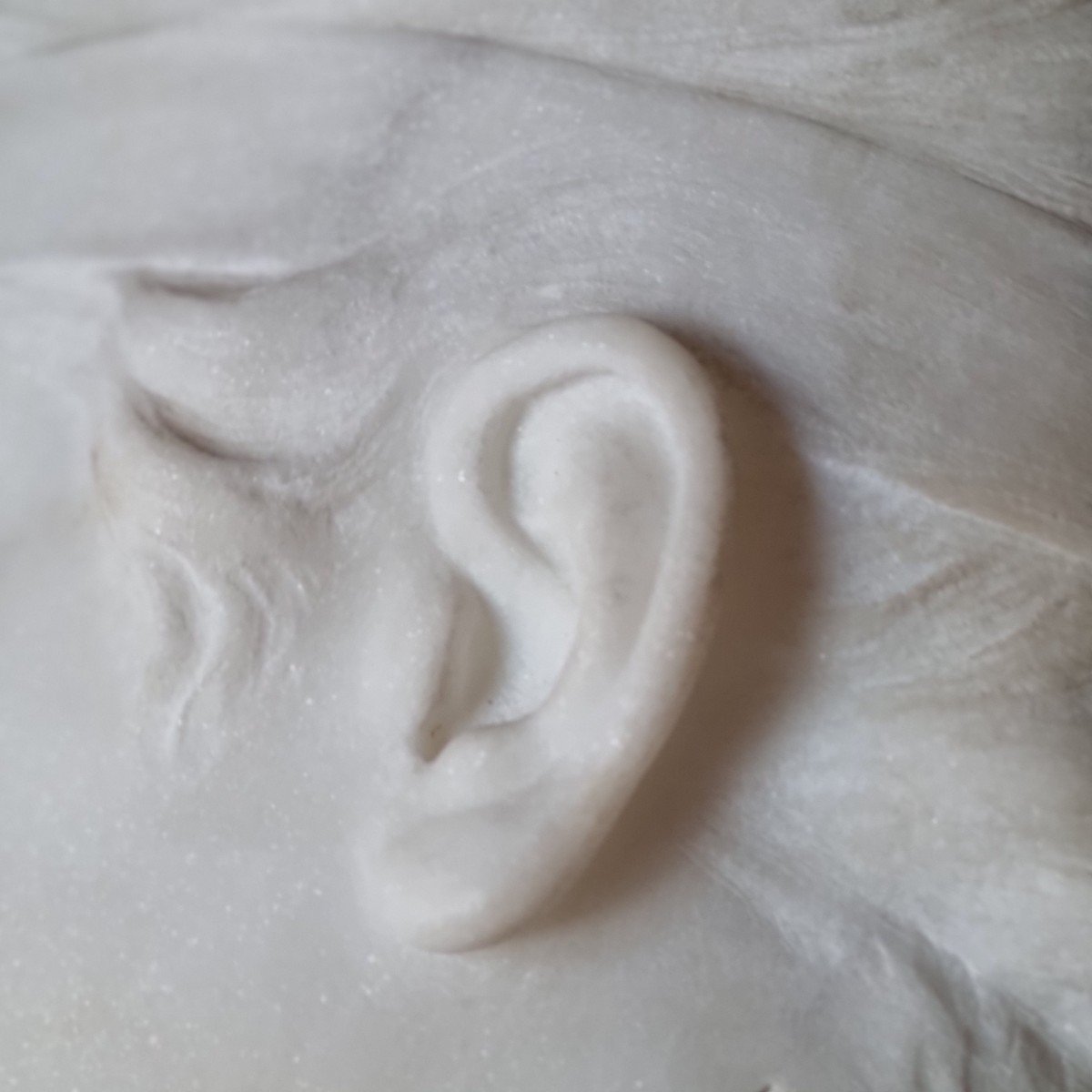 Emmanuel Villanis Large Bust Of Phryne In Carrara Marble Art Nouveau Jugendstil Liberty -photo-2