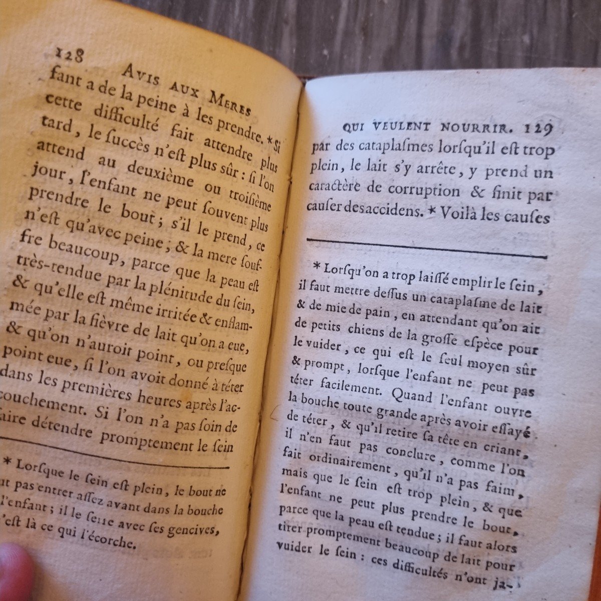 Notice To Mothers Who Want To Feed Their Children 1775 Old Book Education-photo-3