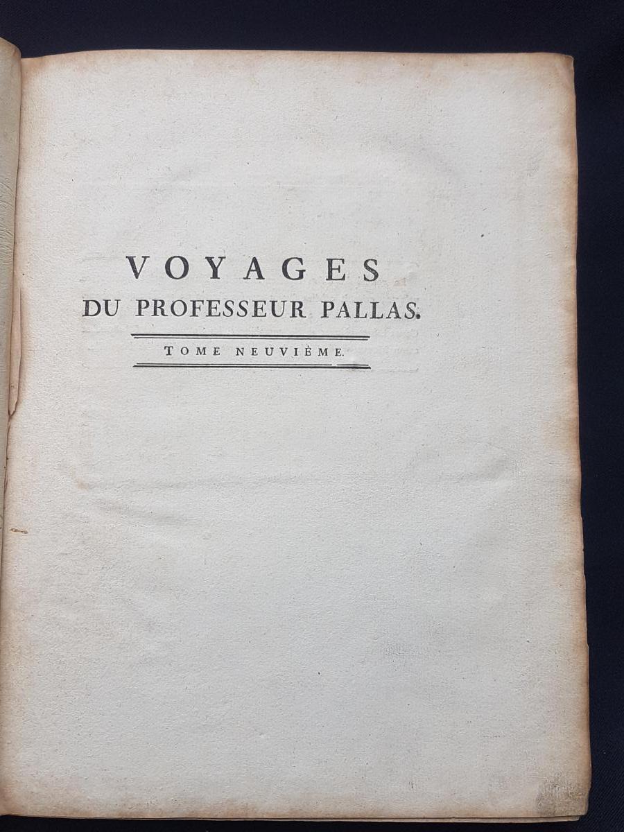 VOYAGE EN RUSSIE PALLAS XVIIIe ATLAS 1794 PLANCHES CARTES GRAVURES-photo-1